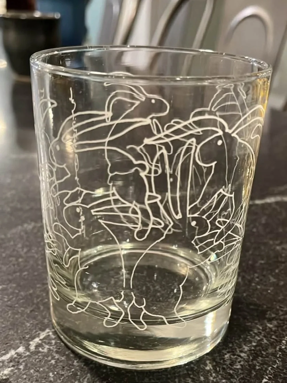 Vintage TAYLOR & NG GLASS 1980 NAUGHTY BUNNY RABBIT BUNNIES RARE